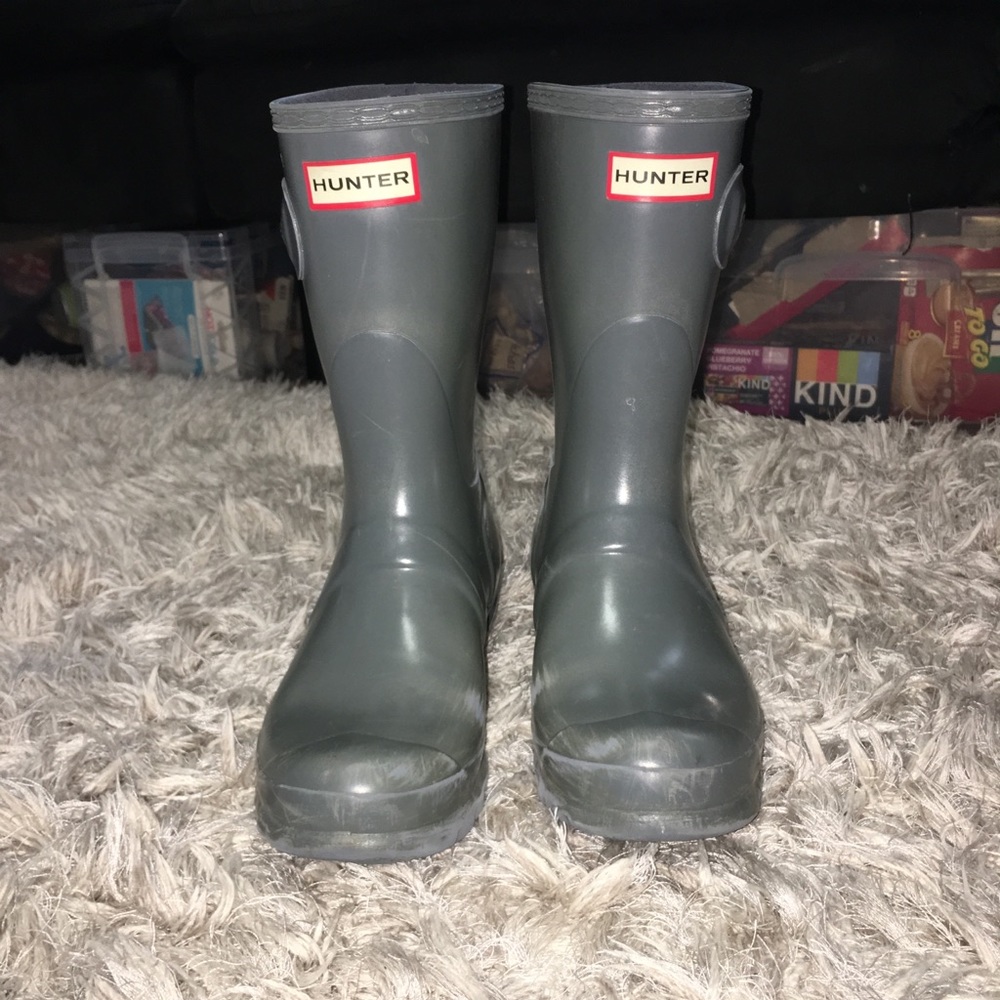 Short gloss hunter boots LAST CHANCE
